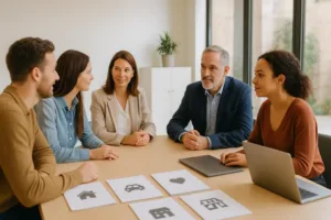 Corredores de seguros asesorando en Palma sobre hogar, auto, vida, salud y empresa